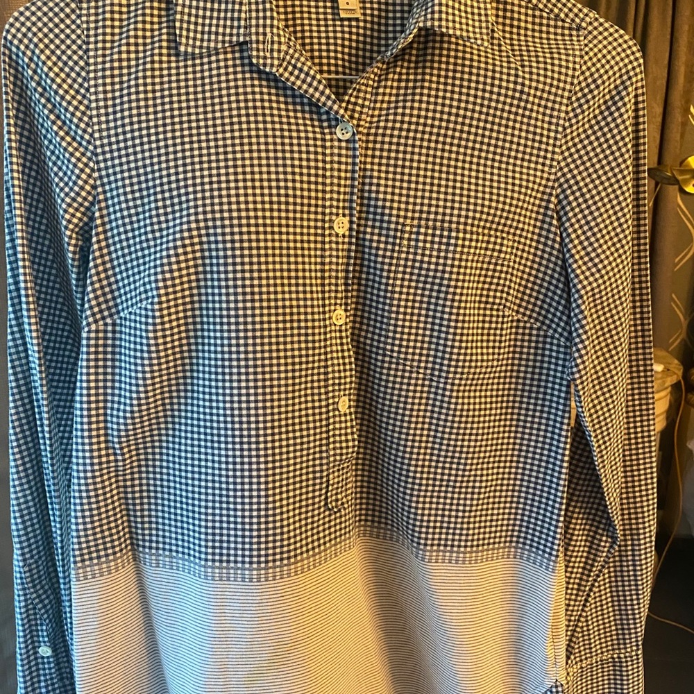 Botton down checkered shirt, J Crew